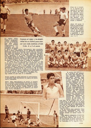 Naval derrotó a Colo Colo 4-2; en Santiago. Revista Estadio N°645; 24-09-1955 (Hoja 2 de 2)